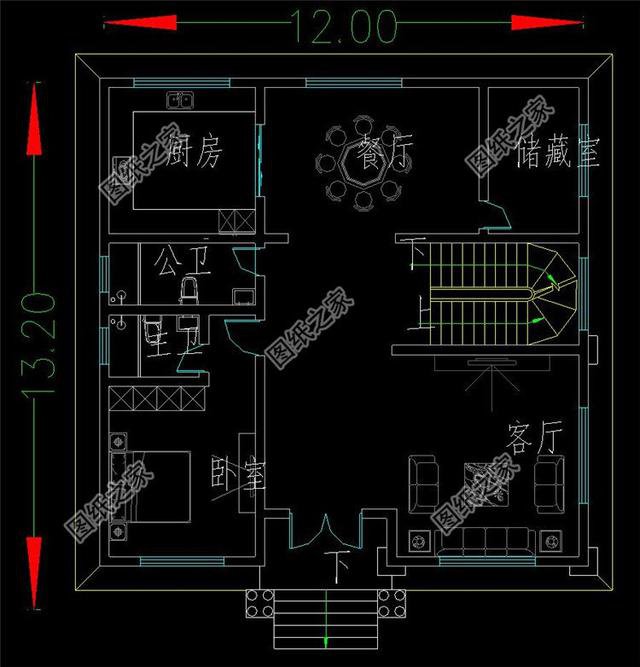 好看三間三層房屋圖，戶型住著舒服，這才是建房的好選擇