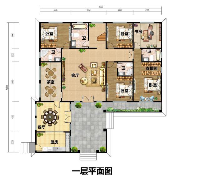一層現代豪宅，給父母建一棟，回家有面子