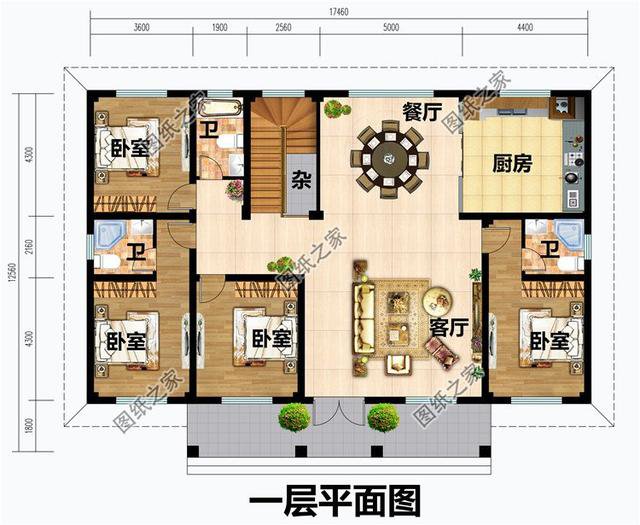 一層現代豪宅，給父母建一棟，回家有面子