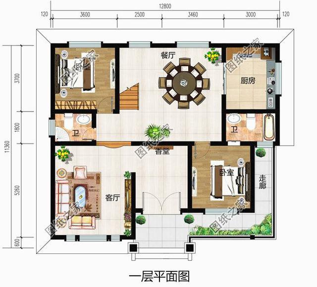 農(nóng)村房屋布局設(shè)計(jì)圖，不僅美觀，而且建起來氣場全開