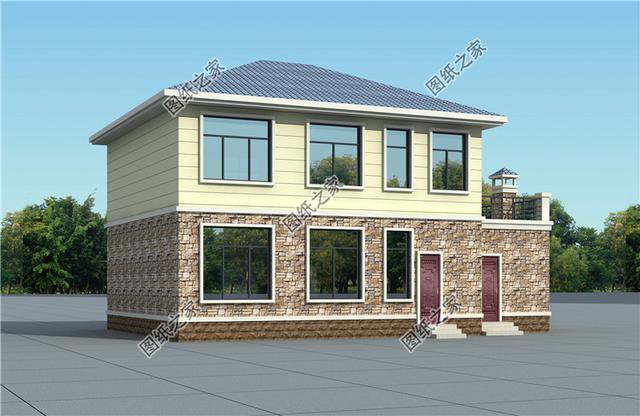 農(nóng)村自建二層磚混結(jié)構(gòu)小別墅，回家鄉(xiāng)建一棟倍有面