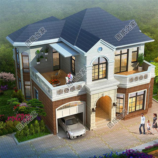 農村二層20萬自建房圖，款款經典時尚，還不收藏圖紙等啥呢？