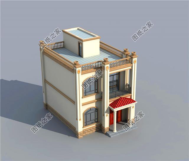 農村小型二層二間設計圖，看完圖紙再建房，絕對讓你不后悔