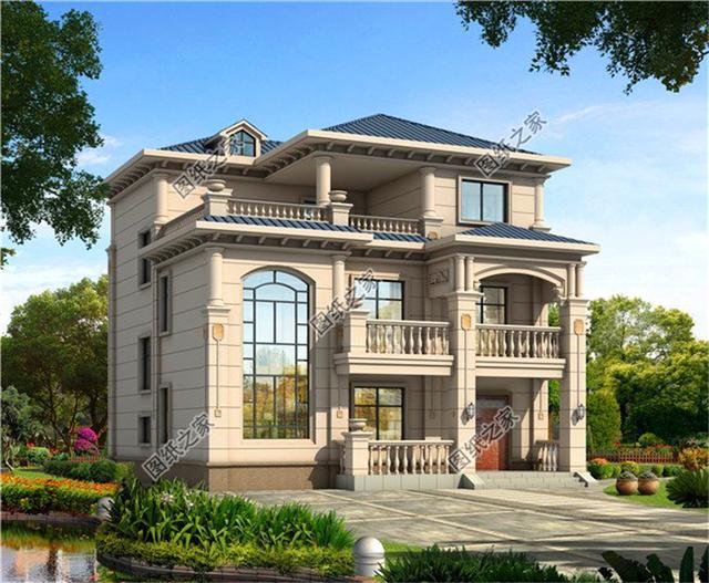 三款農(nóng)村三層帶陽臺外觀圖別墅設(shè)計，時尚大方又得體，人人都喜歡