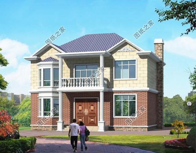 100平米鄉(xiāng)村二層自建房戶型圖，年輕人都該這樣建房，大家都很服氣