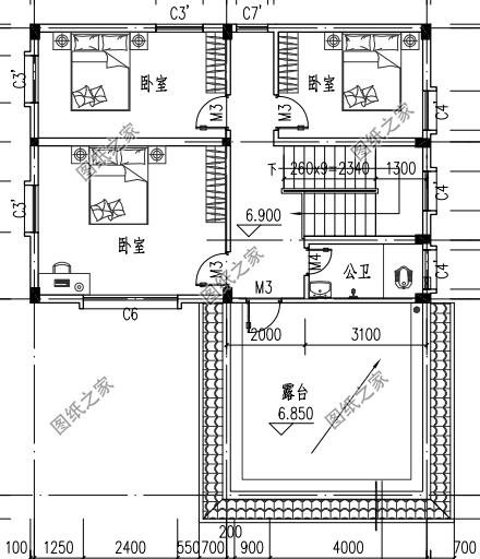徽派建筑三層別墅設計圖，讓農村房屋變的不在普通
