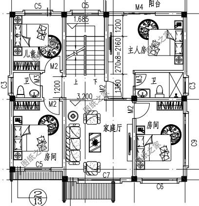 徽派建筑三層別墅設計圖，讓農村房屋變的不在普通