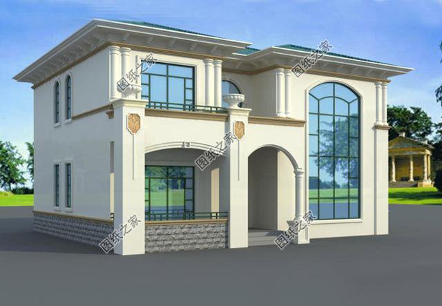 3套農村二層別墅挑空客廳，還在擔心建不出好房子？