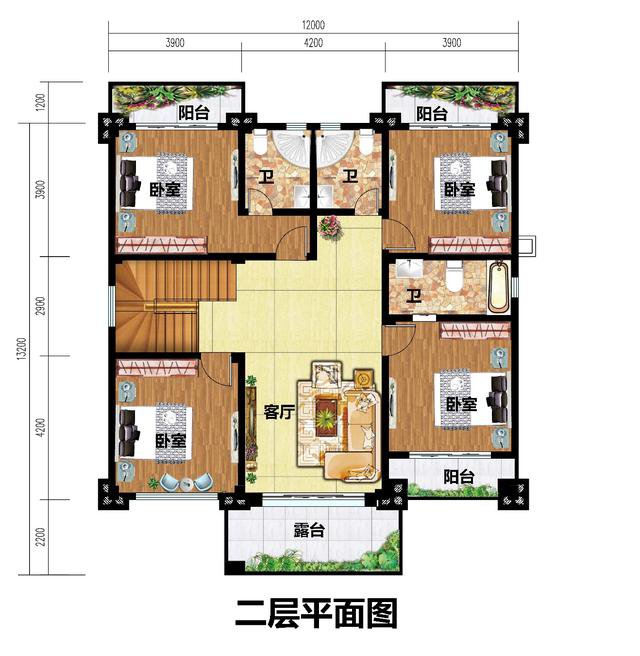 農(nóng)村三間房子設計圖，這樣的建起來的房子真實用