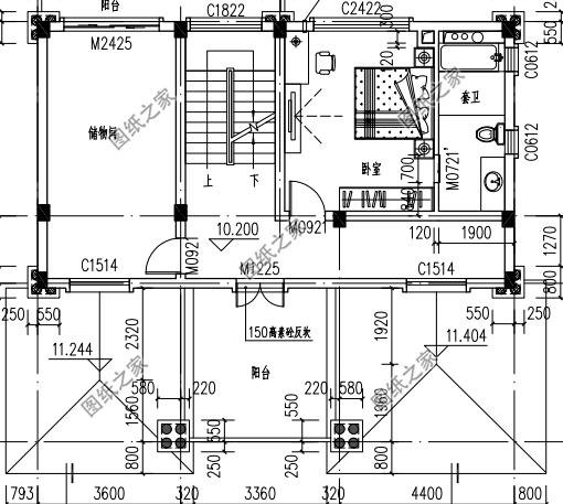 最新款農村三層半別墅圖紙，必將成為農村里數一數二的人