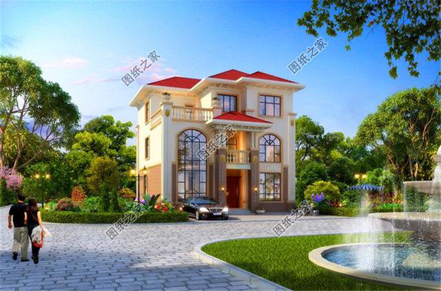 2026款農村三層別墅設計圖，簡單實用，收藏圖紙早晚用得上