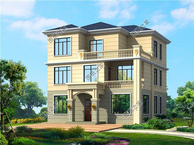 農村三層12米x12米戶型圖，戶型方正，農村自建房的不二選擇