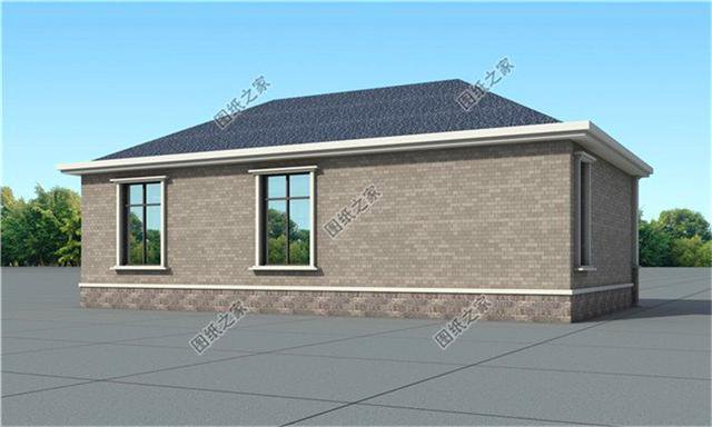 農村自建房一層效果圖，其中第四款是＂七＂字型戶型圖，蓋好驚艷全村