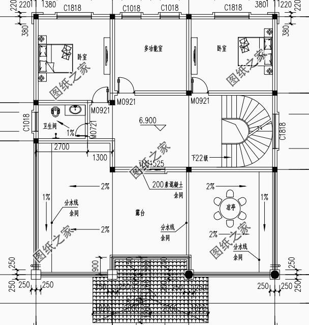 農(nóng)村三層別墅帶陽(yáng)臺(tái)露臺(tái)設(shè)計(jì)，給你不一樣的居住體驗(yàn)
