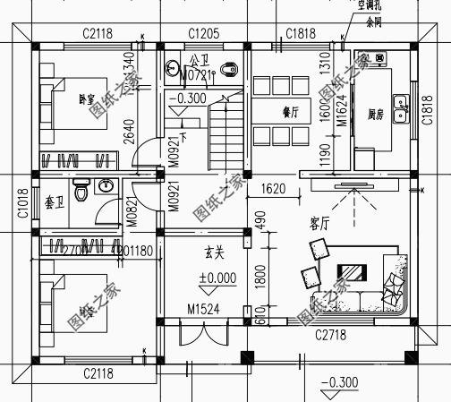 五款經(jīng)典農(nóng)村一層一樓建房設(shè)計(jì)圖，蓋好比別墅都美