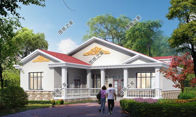 五款經(jīng)典農(nóng)村一層一樓建房設(shè)計(jì)圖，蓋好比別墅都美