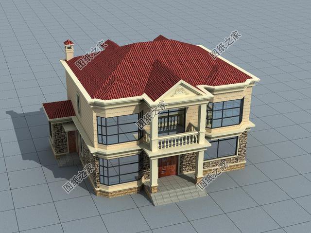 帶柴火房的農村二層別墅，兩代人生活都舒適，過完年就能蓋