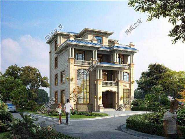 三層半（四層）新型農(nóng)村小樓房，回家建一棟，看著就氣派