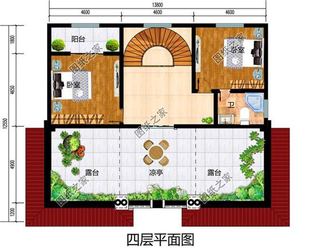 農村四層漂亮樓房設計圖，比城堡還漂亮，你們覺得呢？