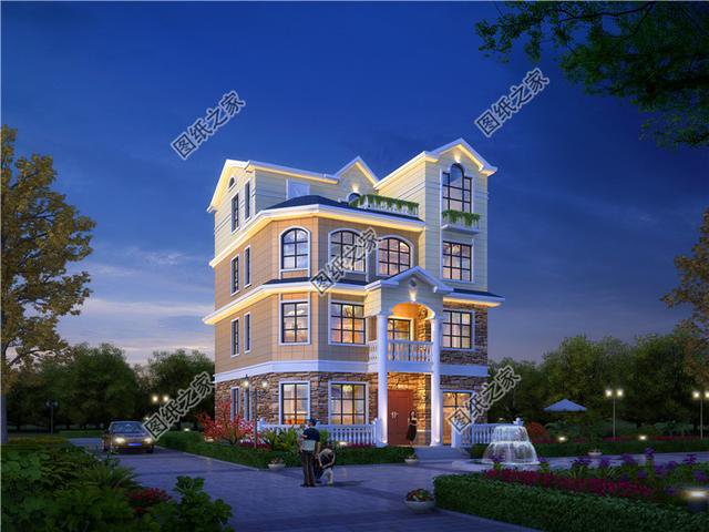 農村四層漂亮樓房設計圖，比城堡還漂亮，你們覺得呢？