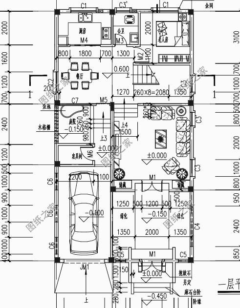 農村帶小院子花園別墅效果圖，不用請設計師，施工隊照著就能建