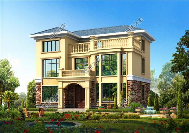 3款一百平方農村建房圖，這三款三層小樓被村里人搶著建，喜歡就收藏