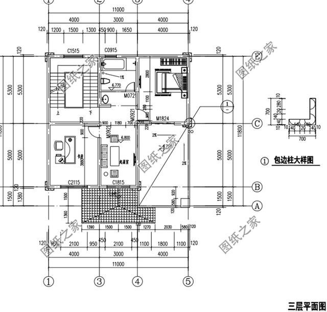 3款一百平方農村建房圖，這三款三層小樓被村里人搶著建，喜歡就收藏