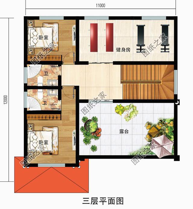 2026年新款別墅圖兩層半戶型圖，建成圖和想象中的幾乎一模一樣