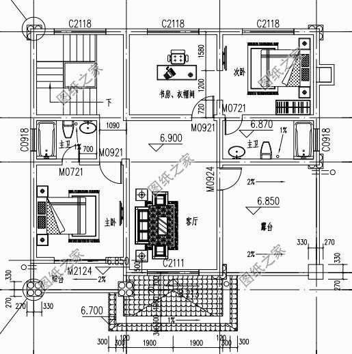 120平自建房設計圖紙，農村自建房推薦，喜歡就收藏吧