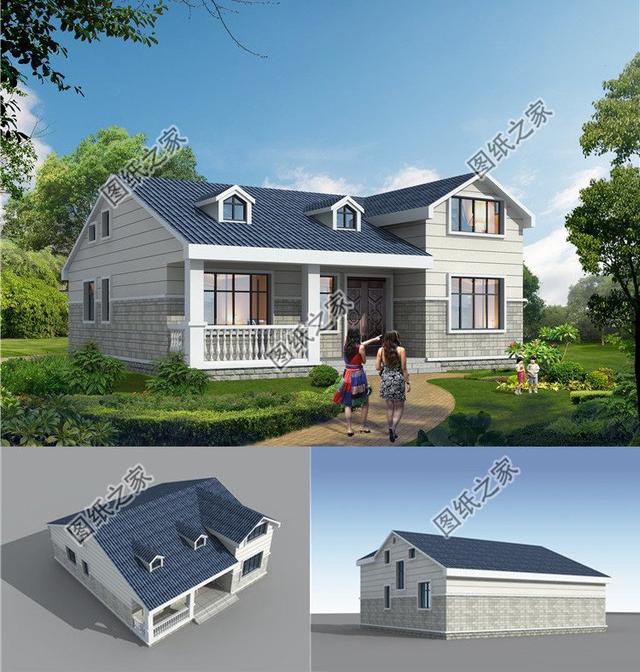 新式農村一層瓦房圖片，造型美布局佳，真正值得建的好房子