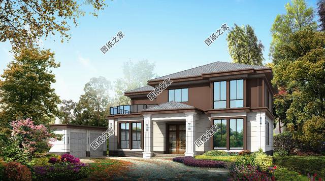 農(nóng)村二層小別墅圖片，戶型合理外觀也不賴，總有一款是你中意的