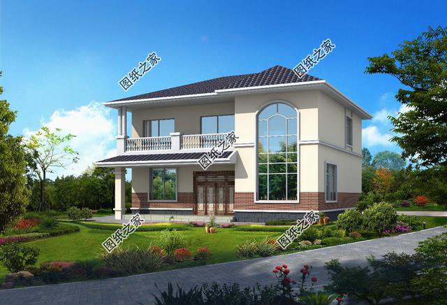 農(nóng)村二層小別墅圖片，戶型合理外觀也不賴，總有一款是你中意的