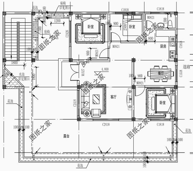 農(nóng)村二層小別墅圖片，戶型合理外觀也不賴，總有一款是你中意的