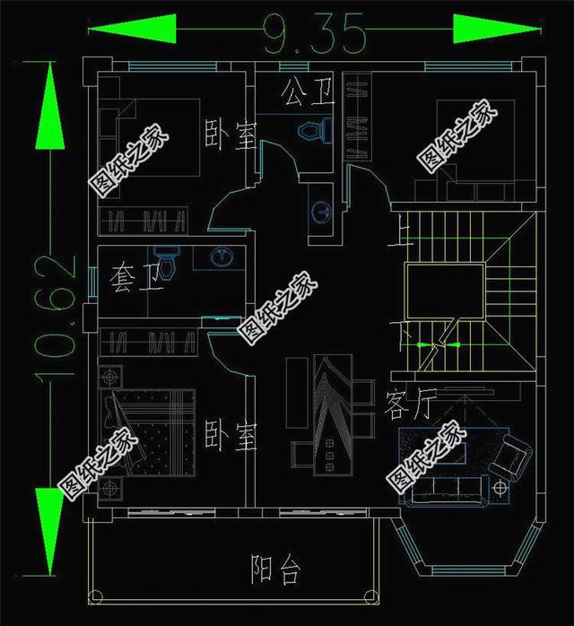 三層半農村別墅外觀圖，經濟實用才是關鍵，建房不要錯過
