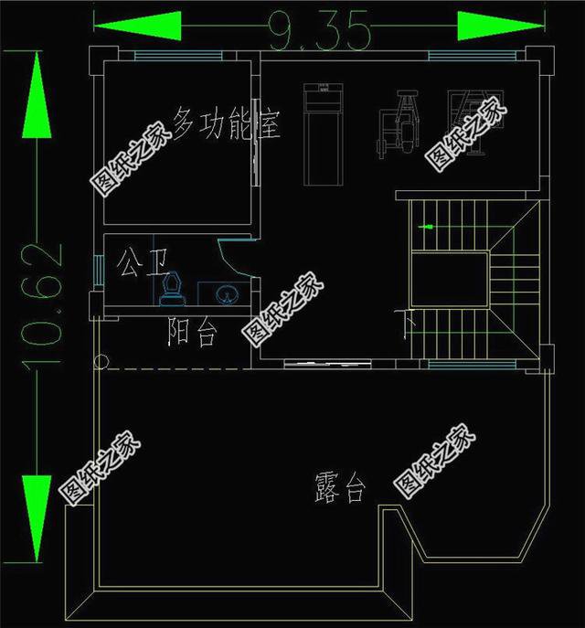 三層半農村別墅外觀圖，經濟實用才是關鍵，建房不要錯過