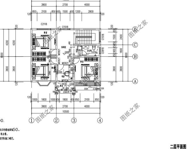 三間二層15萬(wàn)左右設(shè)計(jì)圖，造價(jià)經(jīng)濟(jì)劃算，適合建給父母居住