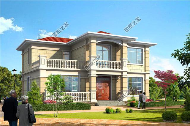 農村兩層樓房設計圖，全部都是實用戶型，建房必備