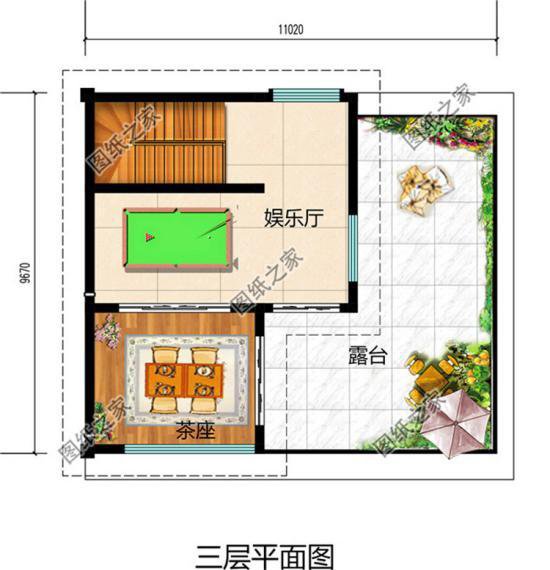農村新式平頂房設計圖，最適合農村的三款三層別墅，城里人看了都羨慕