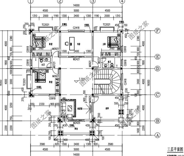 三層半帶露臺別墅圖片，想要大露臺的就這樣設計，洋氣又實用