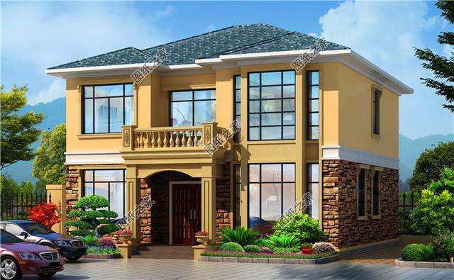 農村三間兩層樓房設計圖，符合80后的審美，年輕人建房不用愁了