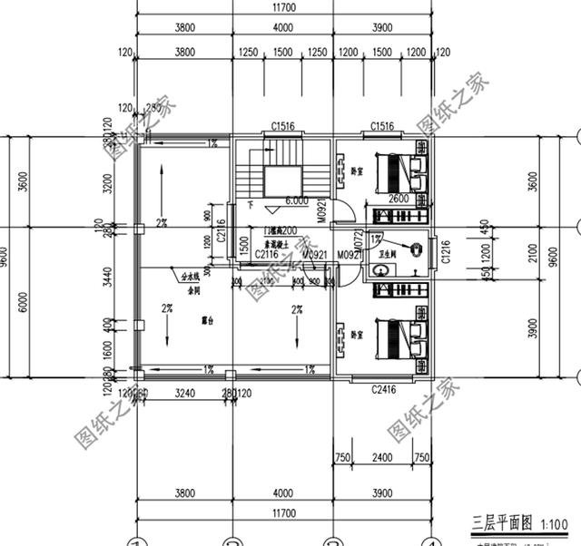 三層現(xiàn)代帶陽臺別墅圖，經(jīng)濟實用人人夸，最后一款還帶車庫