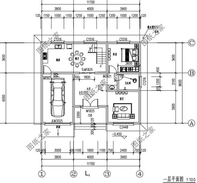三層現(xiàn)代帶陽臺別墅圖，經(jīng)濟實用人人夸，最后一款還帶車庫