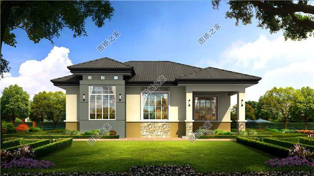 農村三室一廳設計圖，外觀大氣，布局實用又合理，真不錯！