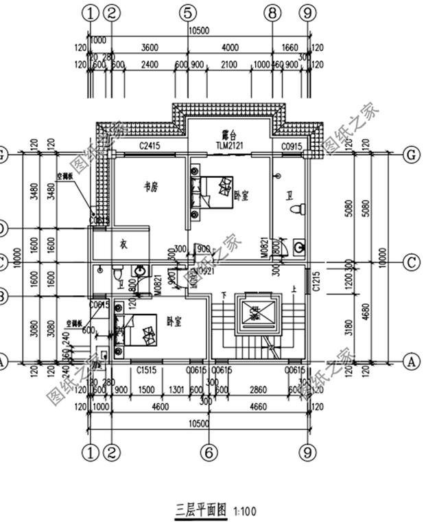 三層半農村別墅外觀圖，簡約大氣，功能豐富，這才是真正的別墅