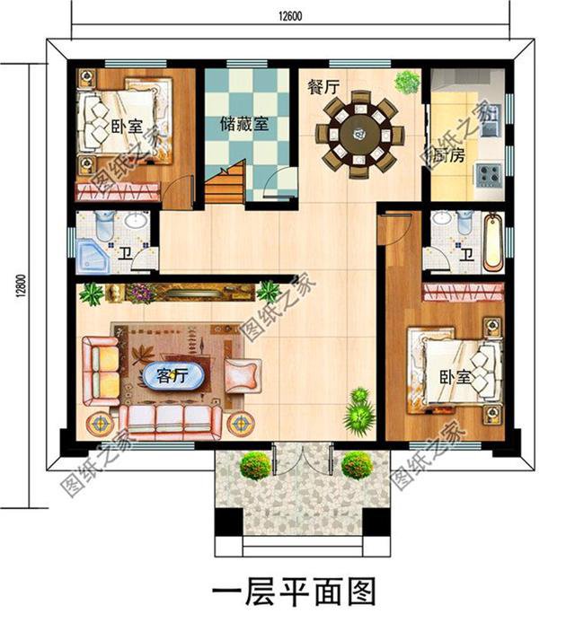 三層樓房設計圖紙，真正值得建的好房子，讓農村別墅不再普通