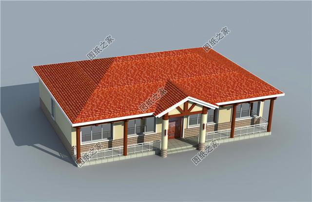 推薦四款一層平房設計圖農村，樣式不同，每一款都有與別款不同的美