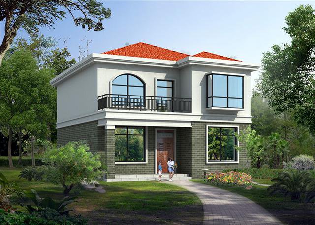 二層100平方自建房設計圖，實用又精致，在老家有一個這樣的房子多好