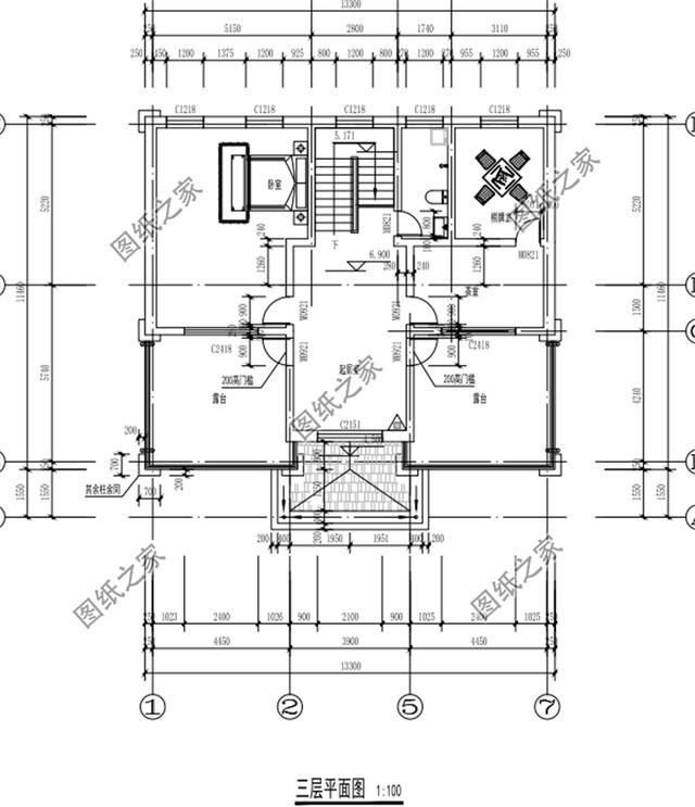 150平方農村房設計圖，符合農村人的審美需求，外觀相當的有排面