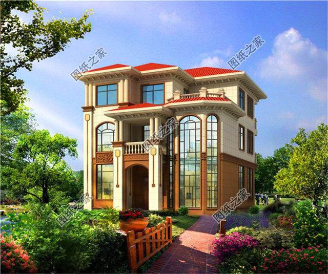 12x12米農村建房平面圖，戶型方正，住在里面那是非常的享受