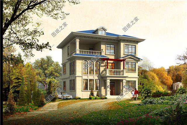 12x12米農村建房平面圖，戶型方正，住在里面那是非常的享受